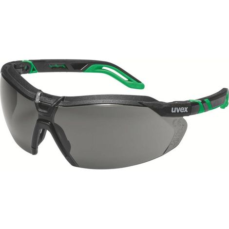uvex i-5 9183043 Lunettes de protection noir, vert EN 166:2001, EN 169