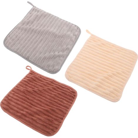Pieces Absorbent Hand Towels with Wide Stripes Drying Towels