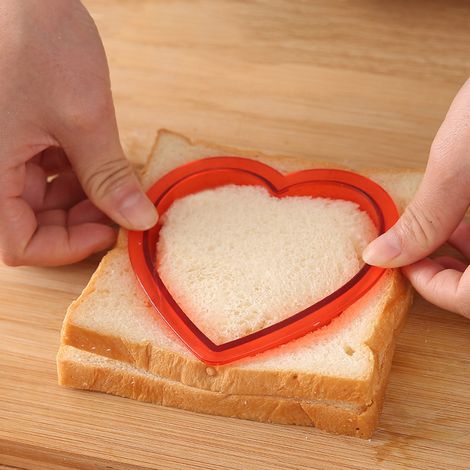 Moule à sandwich Yunfeng Yunfeng, best-seller sur Amazon, moule à pain à découper et à sceller soi-même, moule à pain pour le petit-déjeuner des enfants, forme triangulaire (1/5)