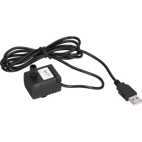 Mini pompe submersible avec prise USB, moteur CC sans balais, composants électroniques, outils électriques 0508 160 L/h D5V (1/5)