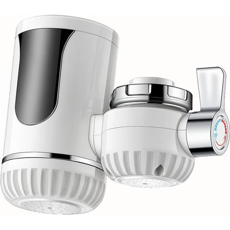 Robinet chauffe-eau instantané sans réservoir pour cuisine et salle de bain, robinet de chauffage rapide avec affichage numérique LED (1/5)