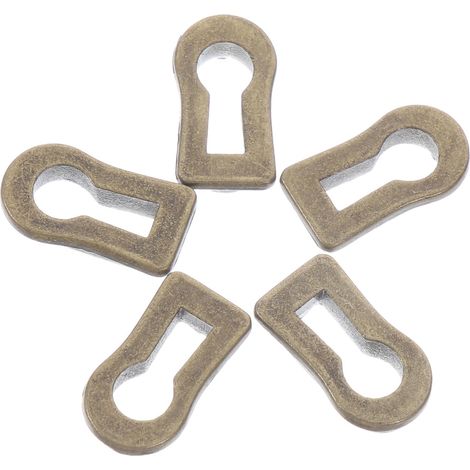 Cache-serrures pour meubles, lot de 10 pièces, en métal (1/5)