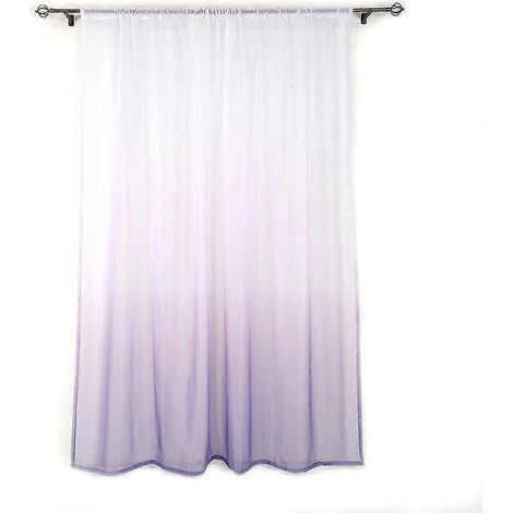 Rideau dégradé transparent à œillets, idéal pour chambre ou balcon (2026) (1/5)
