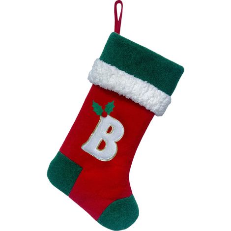 Chaussette De Noël - Décoration Arbre De Noël - Sock Ornement Festif Pour Cadeaux - 46 x 26 cm - 1 Pièce (1/4)