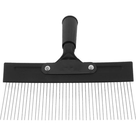 Grattoir à peinture texturée : outil en acier inoxydable pour texturer les murs - peigne à grainer - grattoir décoratif pour plâtre et plaques de plâtre. (1/5)