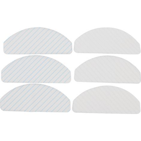 Lot de 6 chiffons de rechange pour balai autonome Yeedi Vac 2pro – Tapis de nettoyage lavables et résistants (1/4)