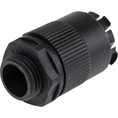 Raccord de gaine RS PRO, taille 16mm en Nylon 66 ( Prix pour Paquet de 10 ) (1/2)
