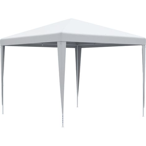 Tonnelle jardin 2,7x2,7 m, structure métal époxy, conception soignée (1/5)