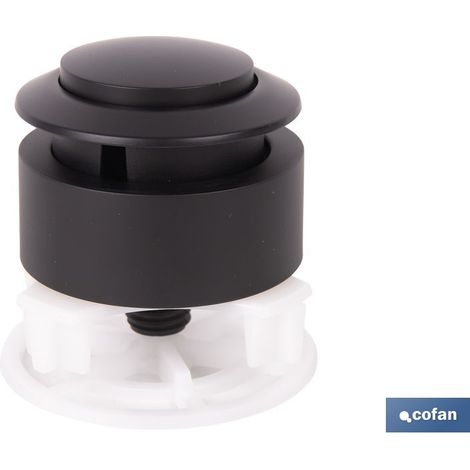 Schwarzem Interruptor-Pushbutton Candaba 40 mm (1/4)