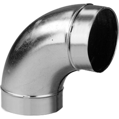Coude mâle/mâle à 90° acier galvanisé diamètre de raccordement 100 mm (864338)