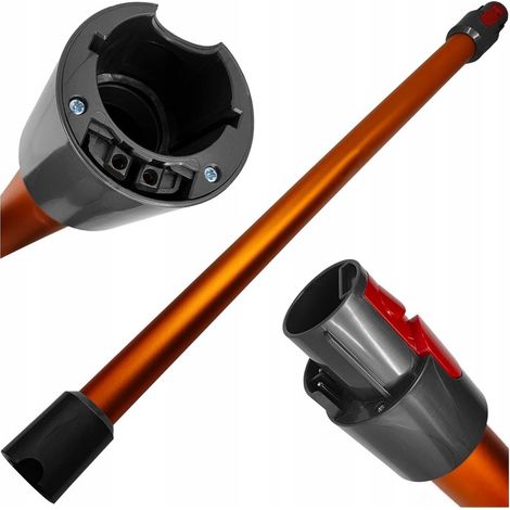 TUBE D'EXTENSION EN ALUMINIUM ORANGE POUR DYSON V7 V8 V10 V11 V15 72cm