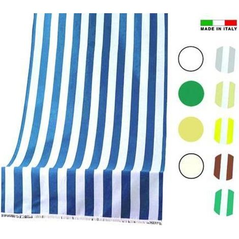 TENDA DA SOLE "RIO" CON TUNNEL CM.140 x cm.300 h in poliestere bianco/grigio -