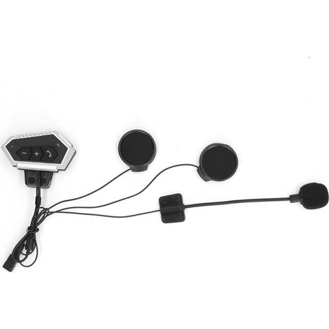 Écouteurs Bluetooth pour casque de moto : autonomie de 120 heures, appels mains libres, étanches et sans fil. (1/5)
