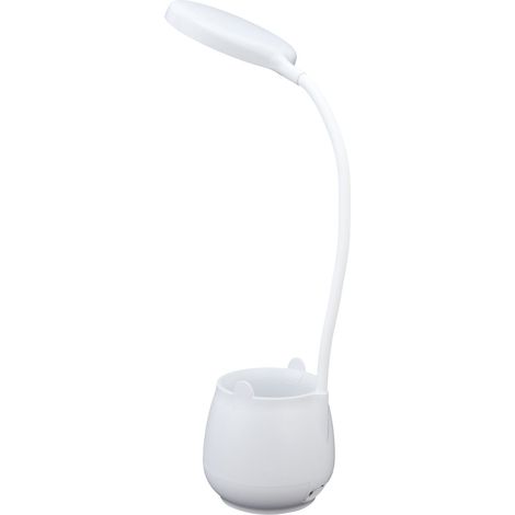 Lampe de bureau étudiante pour les yeux, pliable avec support pour téléphone et pot à crayons, lampe tactile rechargeable (Q17-3, modèle avec batterie intégrée) (1/5)