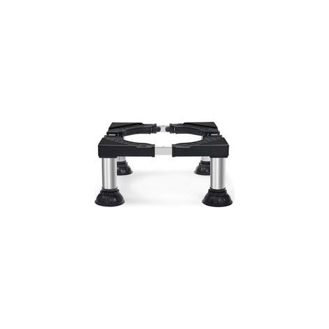 Base per lavatrice con 4 piedini a ventosa, supporto per lavatrice con capacità di carico di 200 kg, larghezza regolabile da 40 a 62 cm, altezza da 17,7 a 21 cm, supporto per elettrodomestici per lava (1/4)