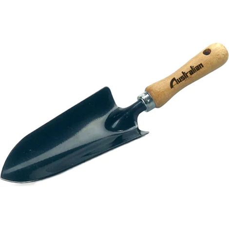 Trapiantatore ad uso manuale attrezzo per giardino con manico in legno -32 cm (1/2)