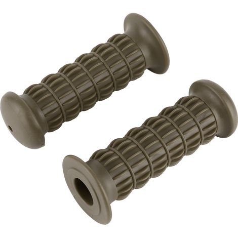 Poignée en caoutchouc universelle pour moto, guidon motocyclette 25-28mm vert (1/5)