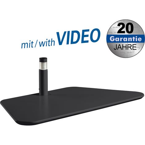 Ablagebügel für Staffelei / Bodenständer passendes Zubehör für ht 20 l / ht 21 l, schwarz