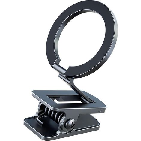Support magnétique pour téléphone de voiture, rotation à 360°, angles de vue réglables, adhésif adhésif, clip pour tableau de bord, design en métal solide (1/5)