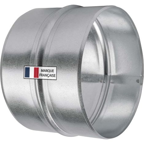 Réducteur de Conduit 125 mm - Acier Galvanisé - Raccord Ventilation Chauffage - Résistant Corrosion - Usage Domestique et Pro - Diamètre 125 mm (1/5)