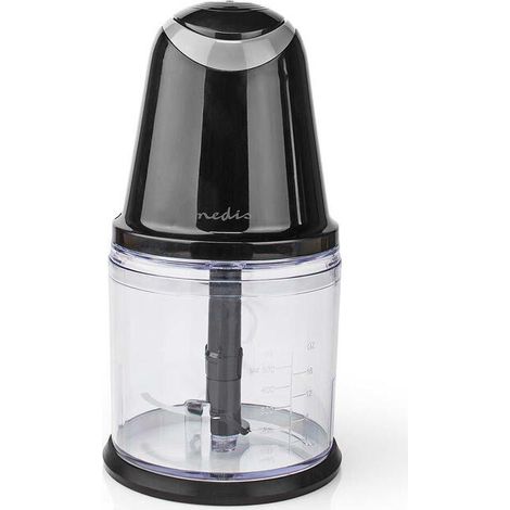 NEDIS PICADORA DE ALIMENTOS  260 W  0.5 L  PLÁSTICO  2 AJUSTES DE VELOCIDAD  NEGRO (1/4)