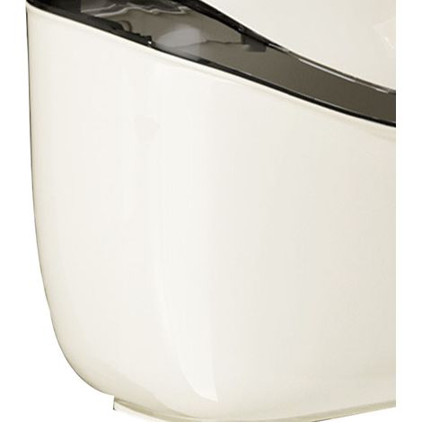 Poubelle de cuisine murale, sans perçage, avec couvercle, convient aux toilettes, salles de bains, salons et déchets de cuisine, taille moyenne. (1/5)