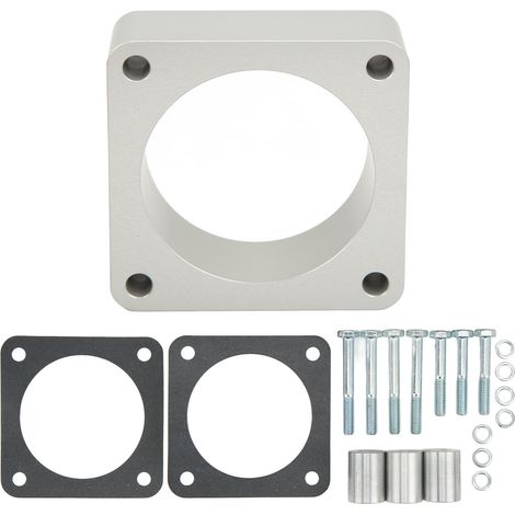 Ortviai Entretoise pour Corps de Papillon 4 Vis en Métal – Compatible Jeep Wrangler YJ/TJ/LJ et Cherokee XJ (2,5L/4,0L) (1/5)