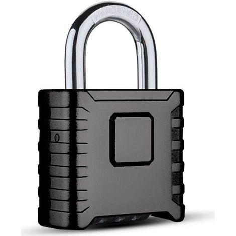 Cadenas à combinaison extérieur robuste, résistant aux intempéries, anse de 52 mm, grand cadenas à 4 chiffres avec anse en acier inoxydable 304 de 8 mm d'épaisseur, idéal pour garage, école, etc.