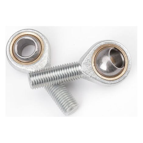 Male Joint Straight Thread Rod End Joint Bearing Bronze Liner Performance Rod End - M10(2pcs) (1/4)
