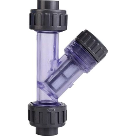 PVC Y-Type Pipe Filter, 20mm Mesh Filter, Aquarium Irrigation Filter, PVC Tubular Filter... (Inner Diameter 20mm) (1/5)