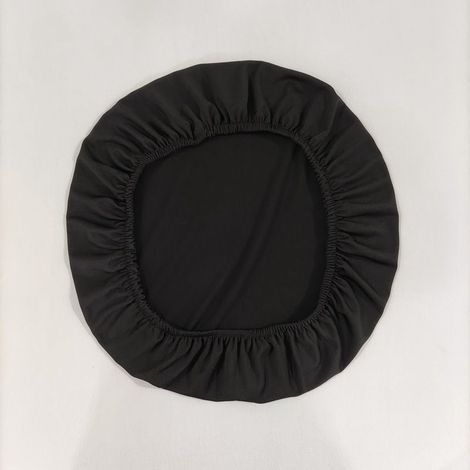 Sollbry Copricuscini elasticizzati per scrivania, adatti a cuscini di dimensioni comprese tra 40 e 50 cm e con uno spessore di 2-3 cm, colore nero. (1/5)