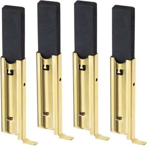 Lot de 4 balais de charbon L94MF7 pour machines à laver, balais de moteur de rechange, dimensions : 5 x 13,5 x 39,6 mm (1/5)
