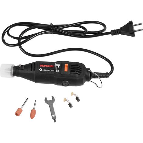Meuleuse rotative électrique Toivize 130W, 5 vitesses réglables 8000-30000 tr/min, faible bruit et vibration, idéale pour gravure (1/5)