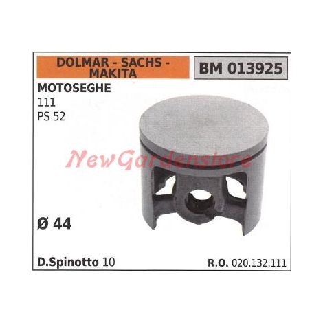 Pistone per motosega 111 PS 52 Ø 44mm DOLMAR 013925