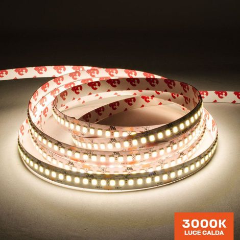 Striscia Led Serie H.E. 96W 12.500lm 24V IP65 PCB 10.5mm Bobina da 1050 SMD 2835 - Calda 3000K (1/4)