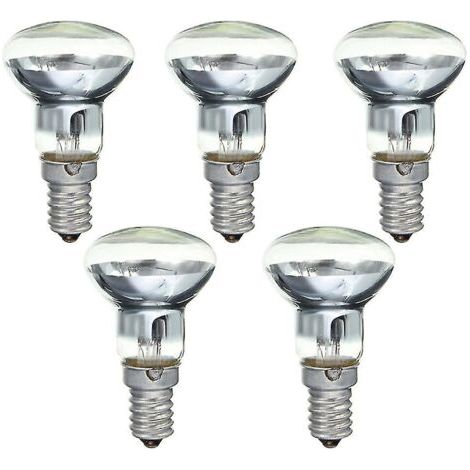 Pair Ampoule de rechange pour lampe à lave E14 R39 30W à visser, réflecteur transparent, spot lumineux, incandescente à lave - dydz (1/4)