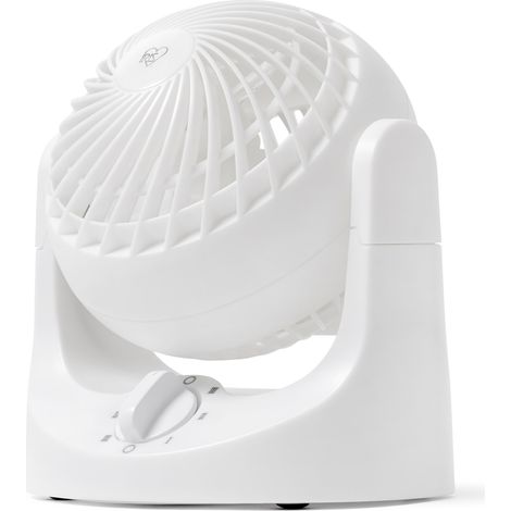 Iris Ohyama Ventilatore da Tavolo Woozoo, Bianco, 3 Velocità, Prodotto in Francia, PCF-HE10N