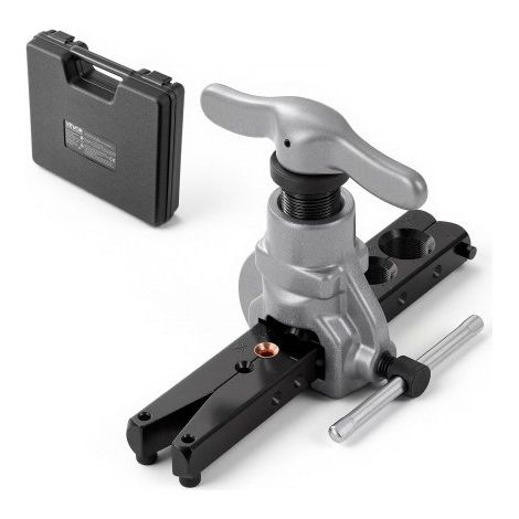 Abocardador Tubo, Herramienta de Abocardado HVAC 4,76 a 19,05 mm, 45 Grados Cono Excéntrico, Kit para Tubos de Cobre y Aluminio sin Cortatubos para Reparación de Aire Acondicionado Refrigeración (1/5)