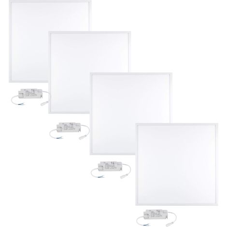 4x Pannello LED 60x60 5000lm 42W Controsoffitto Luce Fredda 6500K Slim Ufficio (1/5)