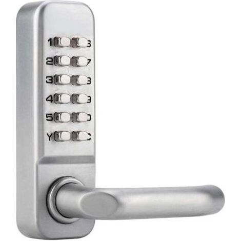 Serrure à code mécanique étanche, combinaison de code à 1 à 11 chiffres Mot de passe de sécurité Serrure codée Serrure de porte à combinaison mécanique sans clé pour porte de bureau en bois
