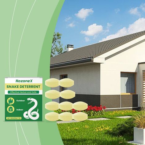 Schlangenabwehrtabletten, praktisch für den Hausgebrauch, mit einem dezenten, geruchsneutralen Duft, geeignet zur Verwendung in Trockenwaren. – 10 Schlangenabwehrtabletten + 3 Netzbeutel -- DTEKGAZ (1/5)