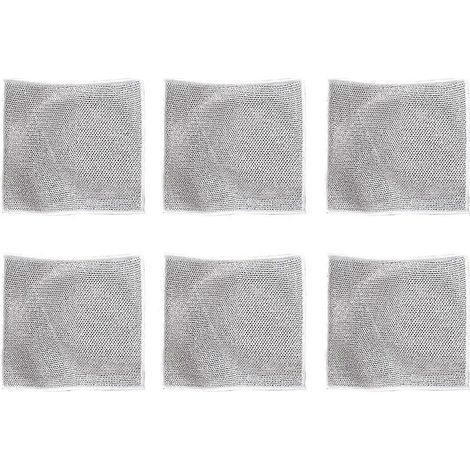 Anti-rayures acier laine Dishcloth-Kitchen chiffon de nettoyage kit pour cuisine et ménager usage (1/5)