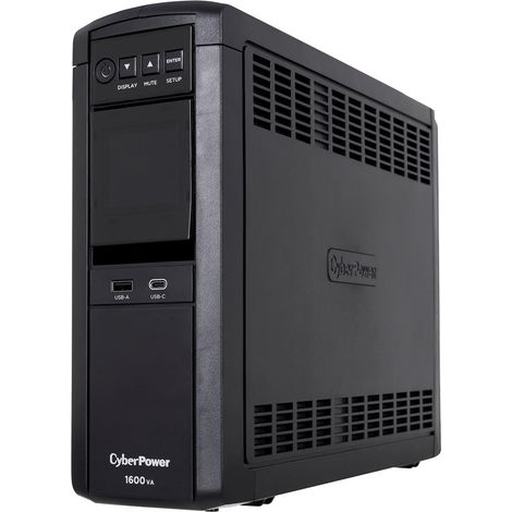 Cyberpower CP1600EPFCLCD USV schwarz 1600 VA Büro (1/5)