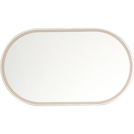 Miroir de pare-soleil de voiture, miroir de maquillage pour véhicule, miroir de vanité auto-adhésif pour camion, SUV (ovale) (1/5)