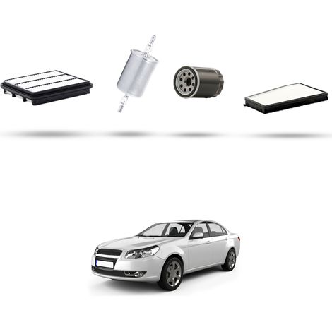 Kit tagliando 4 filtri compatibile con Chevrolet Epica 2.0i 94kw dal 2005 al 2006 (1/5)