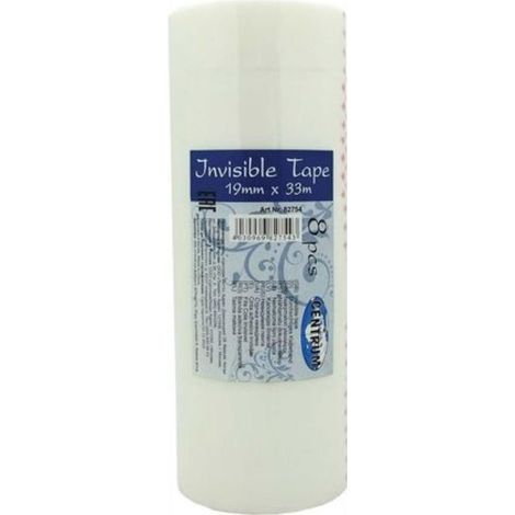 Unsichtbares Büroklebeband 19mmx33m (8 Stück) 82754