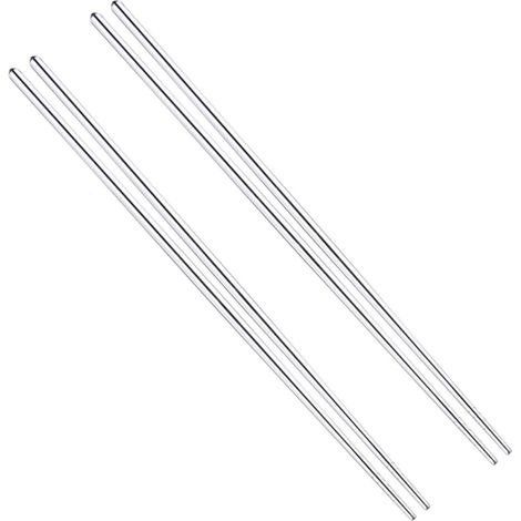 Leicht Essstäbchen 36cm Lange Extra au Hitzebeständig Edelstahl 2 pour le nettoyage et les (1/5)