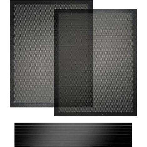 Lot de 2 Filtre Anti poussière 400 x 300 mm composant pc avec Bande magnétique pour Une Protection Filtre Aeration fenetre Efficace Contre la poussière (1/5)
