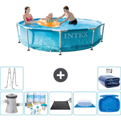 Intex Piscine Tubulaire Ronde - 305x76 cm - 8-pièces  S20384 (1/5)