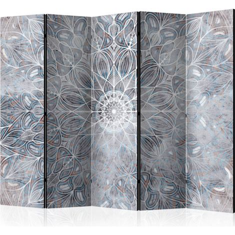 Paravent 5 Volets "Blurred Mandala" 172x225cm (1/2)